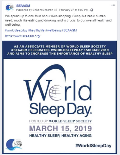  World Sleep Day 2019